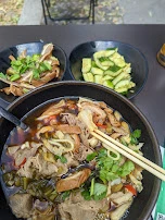 Spicy Noodle Soup with Beef